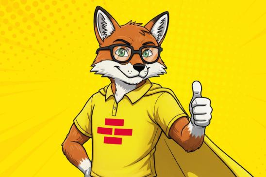 Superfuchs Daumen hoch