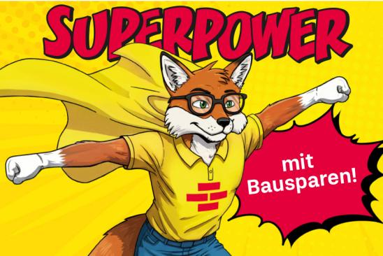 Fuchs mit Superpower