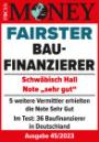 Testsiegel: Fairster Baufinanzierer – Schwäbisch Hall 2023