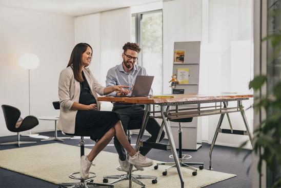 Förderung beantragen: Beratungssituation