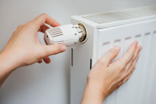 Solarthermie: Heizung wird per Thermostat eingestellt