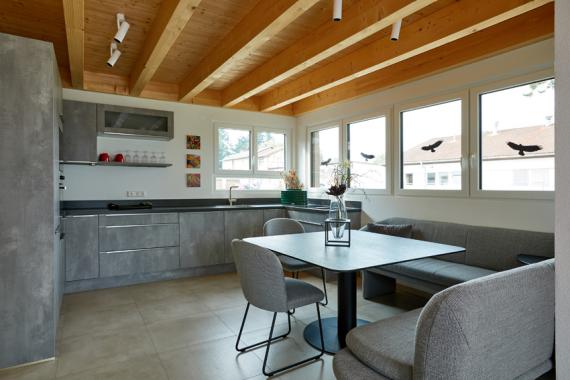 Ausbauhaus: Modell Schwalbe von Rems-Murr-Holzhaus, Innenansicht