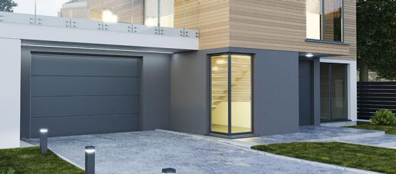 Modernes Haus mit Garage