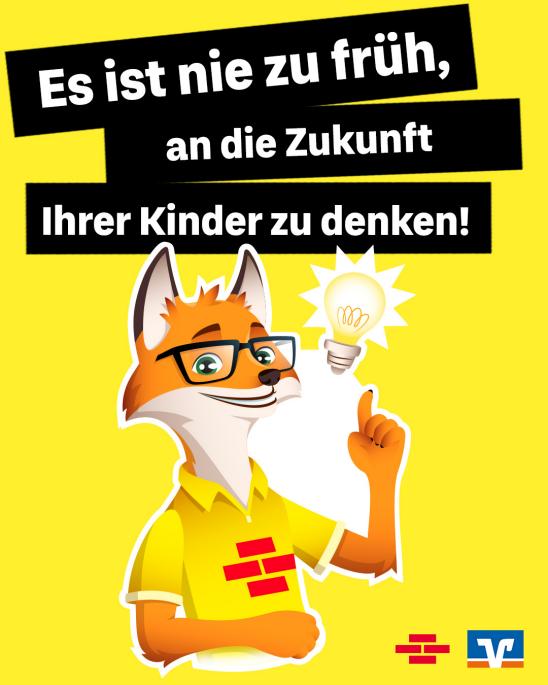 Bausparen für KInder - Fuchs