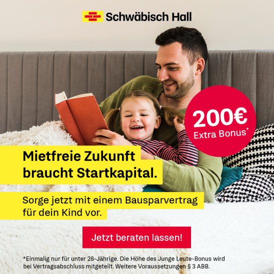 Mietfreie Zukunft braucht Startkapital