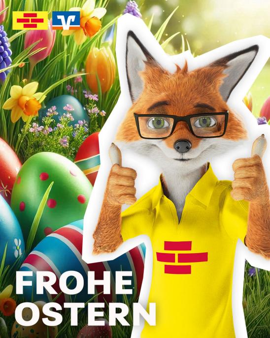Frohe Ostern - Daumen hoch