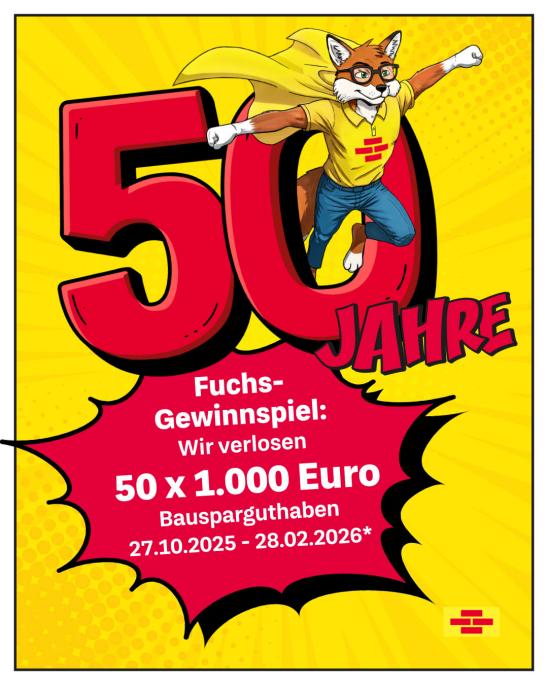 50 Jahre Fuchs Gewinnspiel 50 Jahre Fuchs Gewinnspiel