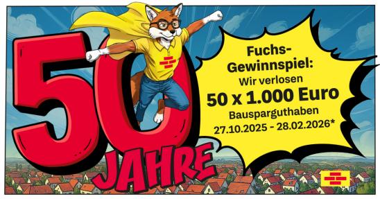 50 Jahre Fuchs Gewinnspiel 50 Jahre Fuchs Gewinnspiel