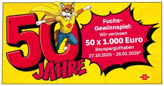 50 Jahre Fuchs Gewinnspiel 50 Jahre Fuchs Gewinnspiel