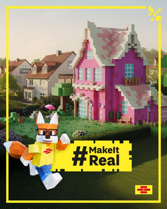 Postmotiv #makeitreal NT