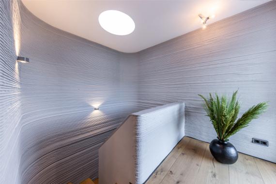 Treppenaufgang im 3D-Haus