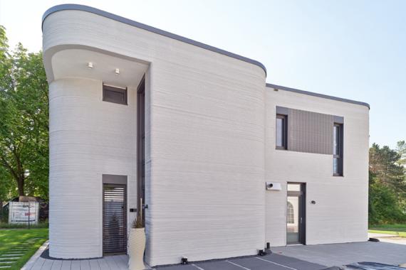 Außenansicht 3D-Haus in Beckum