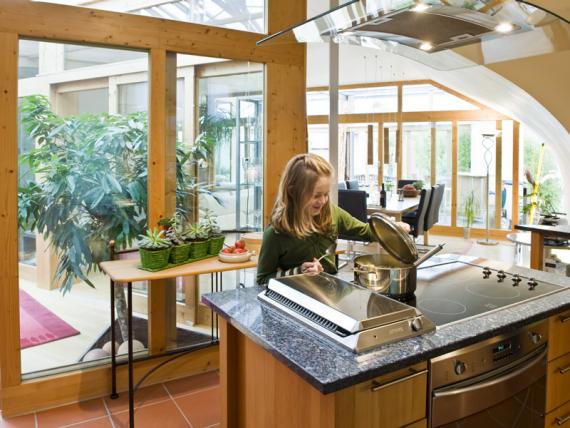 Bio-Solarhaus: Küche