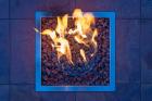 Feuerstelle auf der Terrasse