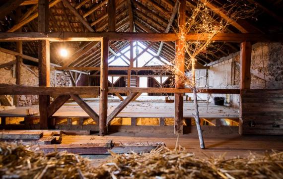 Bauernhaus renovieren - Dachboden