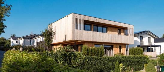 Perfekter Neubau: Aussenansicht des Einfamilienhauses im Ortenaukreis
