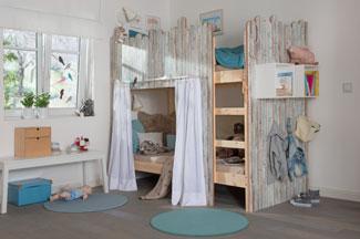 Kinderbett selbst gestalten: Etagenbett nach der Verwandlungetaillierter Arbeitsschritt