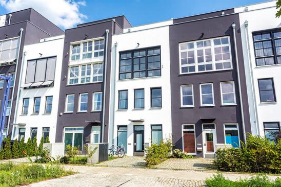 Ein Townhouse bedeutet engen Kontakt mit der Nachbarschaft 