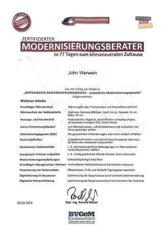 John Werwein: Baufinanzierung & Bausparen in Zell am Harmersbach