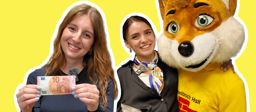 Junge Leute mit Fuchs