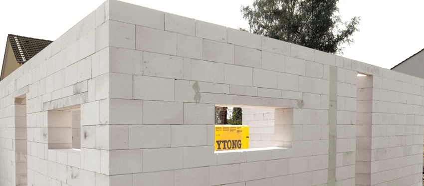 Bausatzhaus im Rohbau