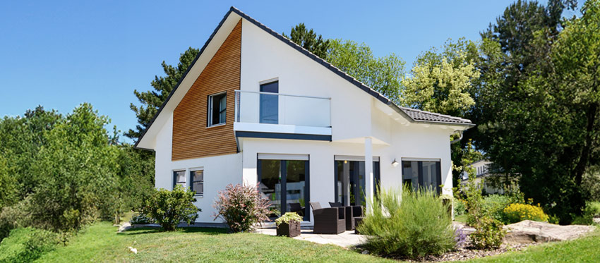Modernes Einfamilienhaus im Grünen
