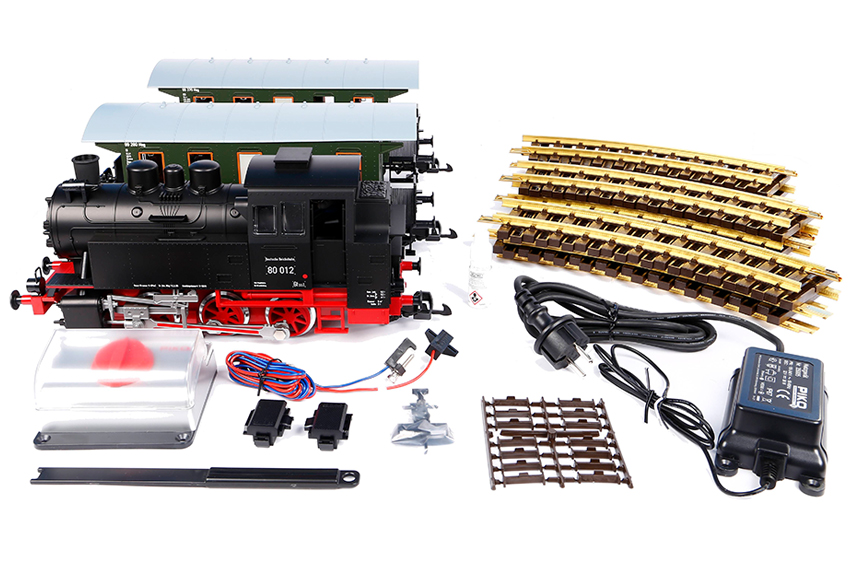 Beim Wohnglück-Kreuzworträtsel Heft 01/26 zu gewinnen: das Piko-Startset Personenzug BR 80